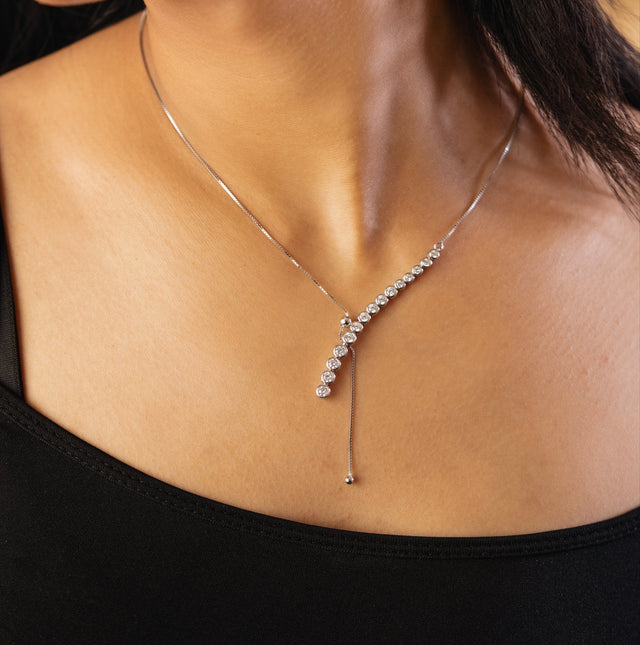 The Linear Charm 925 Pure Silver Fine Pendant