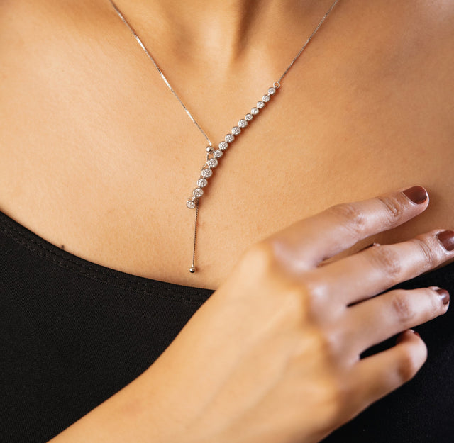 The Linear Charm 925 Pure Silver Fine Pendant