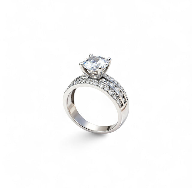 The Linear Charm 925 Pure Silver Fine Pendant