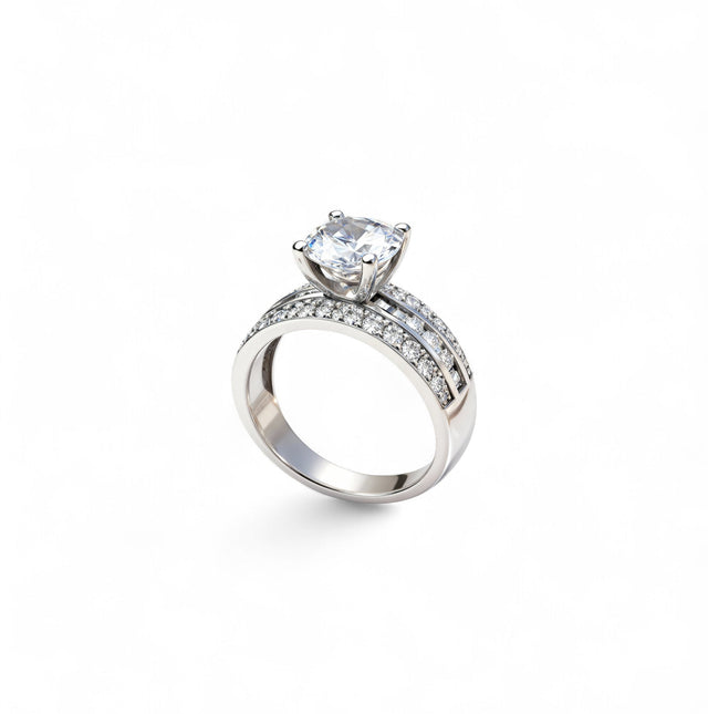 The Linear Charm 925 Pure Silver Fine Pendant