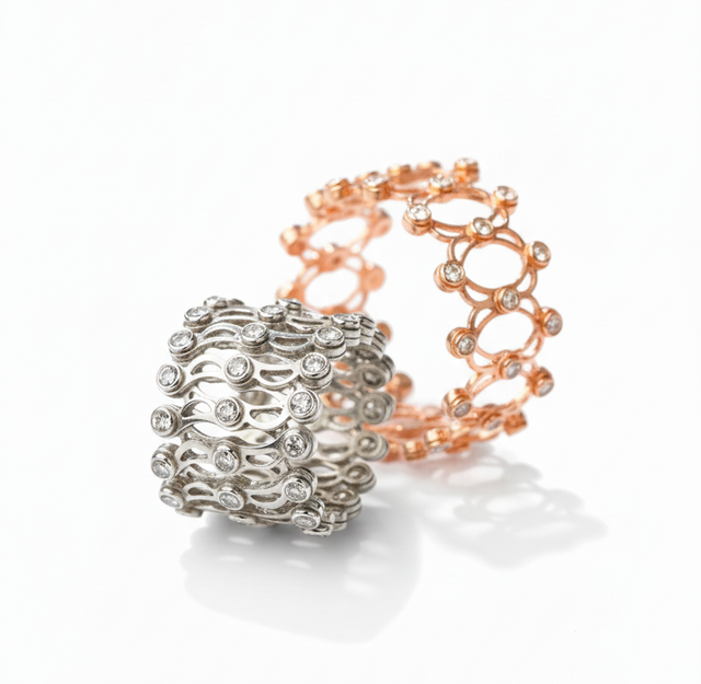 925 Pure Silver Fine Ring to Bracelet