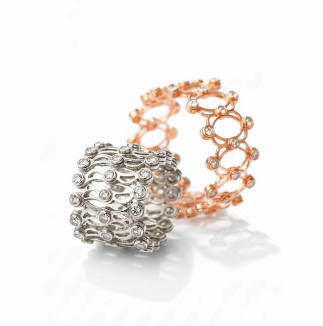 925 Pure Silver Fine Ring to Bracelet